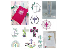 Stickserie ITH - 10 Gotteslobhüllen Vol. 3 inkl. blanko